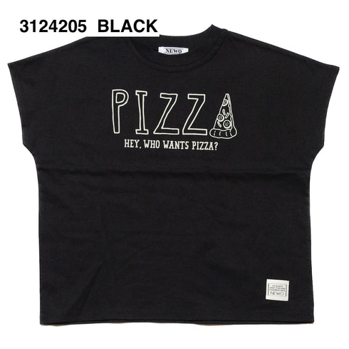 【130/140/150cm】PIZZAロゴTシャツ3124205j【NEWO/ネオ】